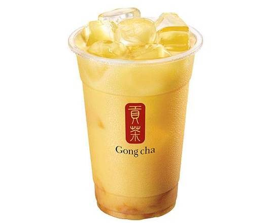 Mango Yogurt Drink with Coconut Jelly 芒果椰果多多